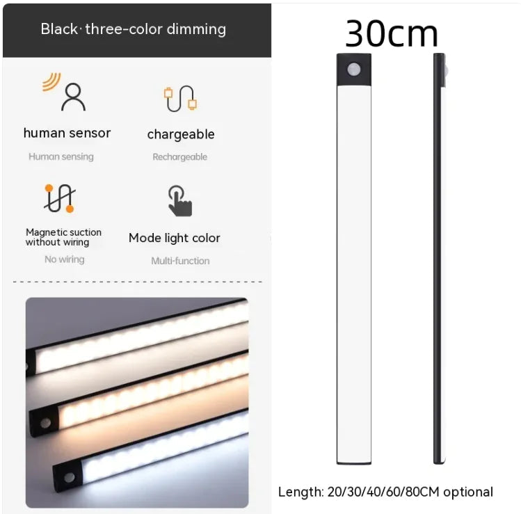 Ultra-Thin Sensor LED Lamp — Smart Light, Refined Design