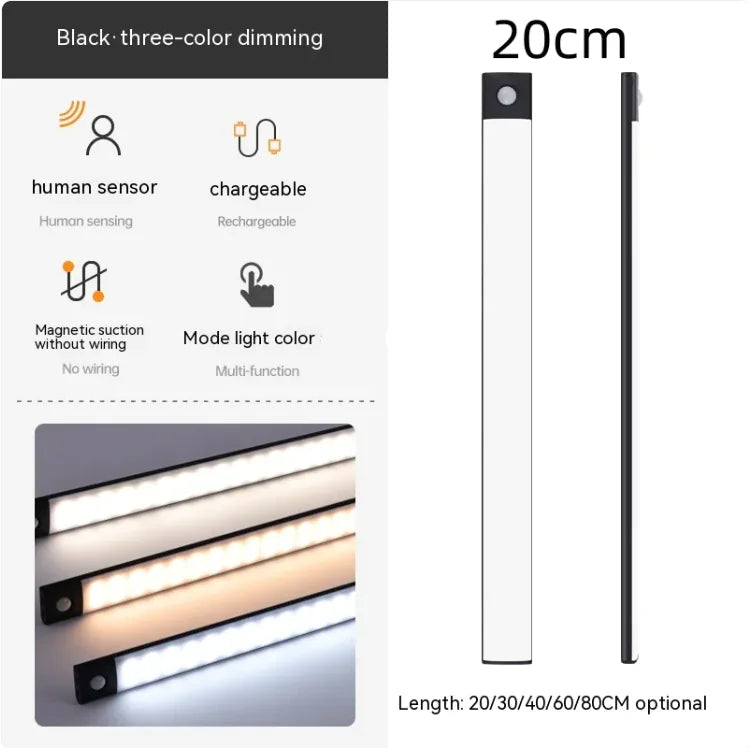 Ultra-Thin Sensor LED Lamp — Smart Light, Refined Design