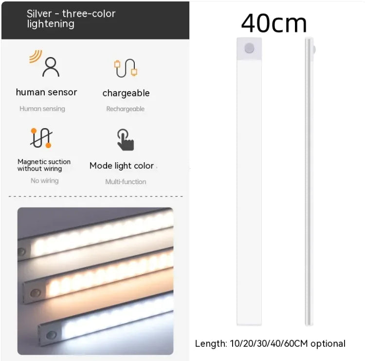 Ultra-Thin Sensor LED Lamp — Smart Light, Refined Design