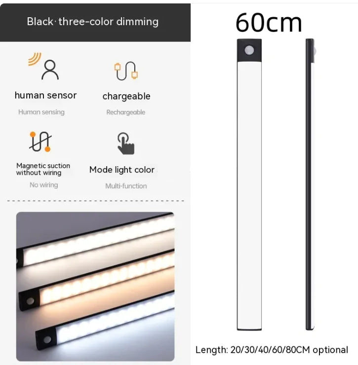 Ultra-Thin Sensor LED Lamp — Smart Light, Refined Design