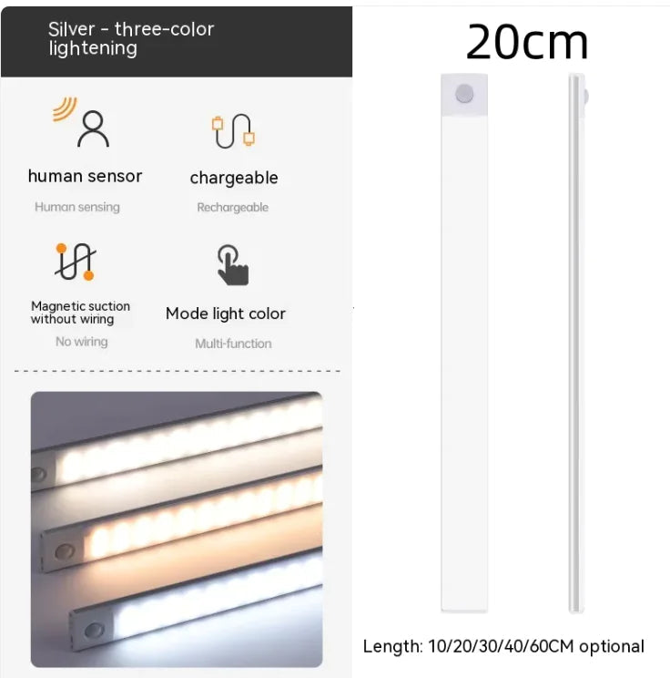 Ultra-Thin Sensor LED Lamp — Smart Light, Refined Design