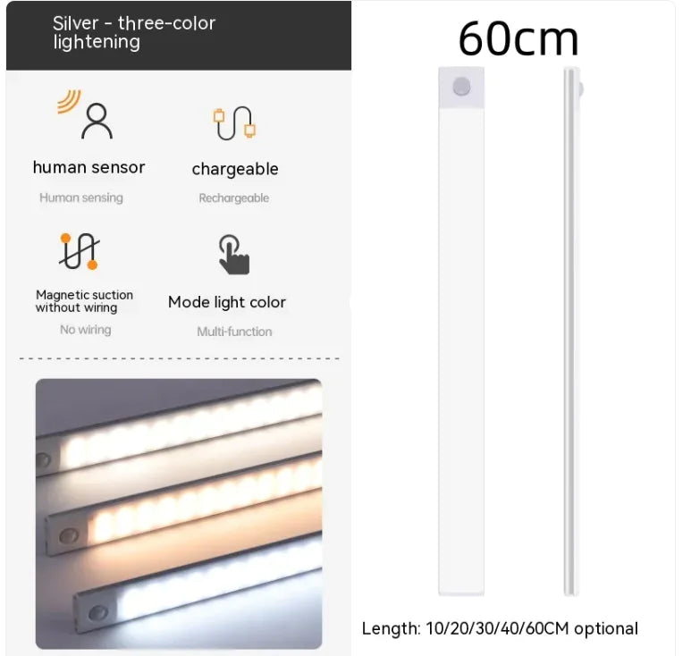 Ultra-Thin Sensor LED Lamp — Smart Light, Refined Design